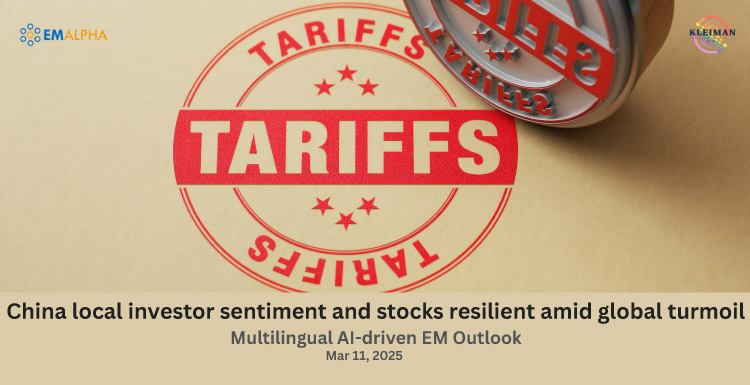 China local investor sentiment and stocks resilient amid global turmoil